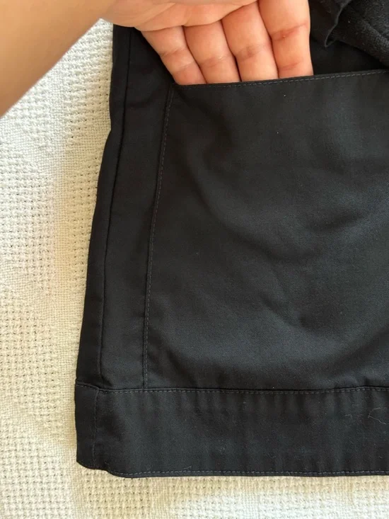 Black Relaxed Utility Jacket Lightweight Minimalist Vera Bradley XL - Picture 12 of 14